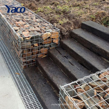 Caja barata de Gabion soldada con autógena del río de 2.5mm